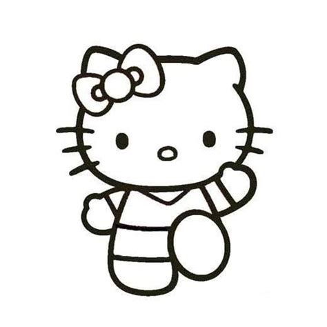 简笔画hello kitty 简笔画图片大全-蒲城教育文学网