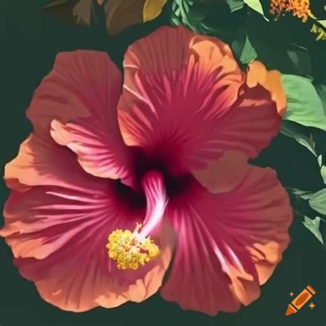 Autumn leaf emoji on Craiyon