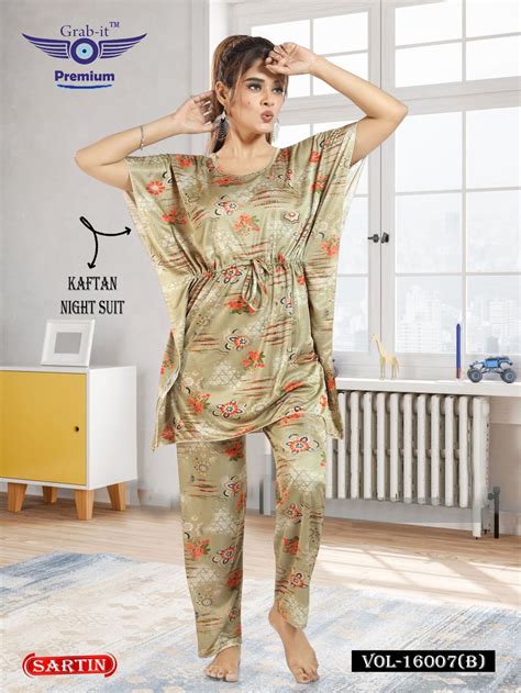 Kaftan Night Suit – Kavya Style Plus