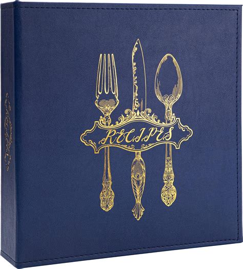 Amazon.com: COFICE Recipe Binder – 8.5x11 3 Ring Blank Family Recipe ...