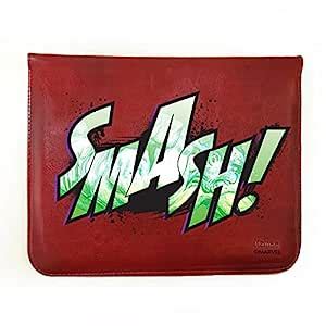 Hamee Marvel Avengers Official Tan Brown Leather Tablet Case / Sleeve ...