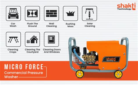 Buy Shakti Technology Micro Force 2.5HP 120-150 Pressure Bar, Speed ...