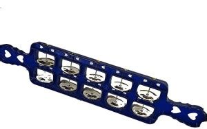 KHALSA MUSICAL Jhika Khanjari plastic Handel Junjuna 5 Line Steel ...