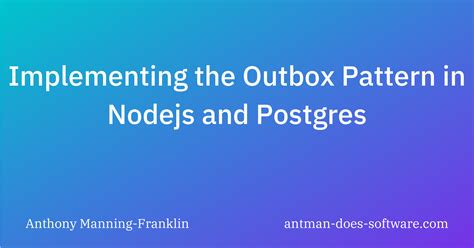 Image result for Outbox Pattern Implementation