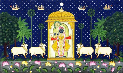 Cosmic Night ( Pichwai ) – Anantjaipurofficial