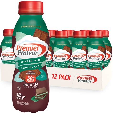 Amazon.com: Premier Protein Shake, Limited Edition Winter Mint ...
