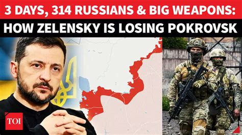 Putin WINS? Pokrovsk 'Slips Out Of’ Zelensky’s Control, 314 Russian ...