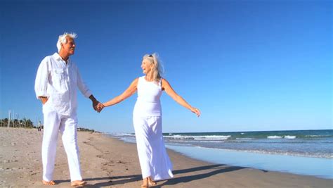 healthy senior couple enjoying retirement leisure Stock Footage Video ...