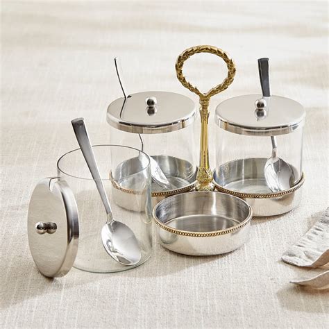 Buy Serveware Bulk Majestic 7Pcs Aluminium Jar Set from Home Centre at ...