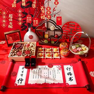 出嫁礼物怎么摆放最新素材