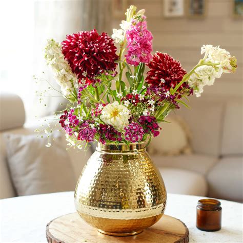Matki Style Metal Flower Vase – Behoma