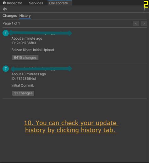 Unity Collaborate Tutorial 的图像结果