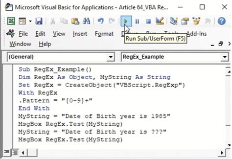 Image result for Regular Expression in VBScript