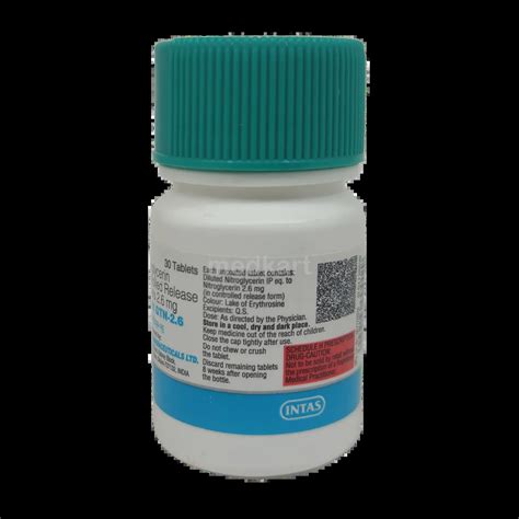 MONIT GTN 2.6MG TABLET 30'S Price, Uses, Side Effects & Substitutes ...