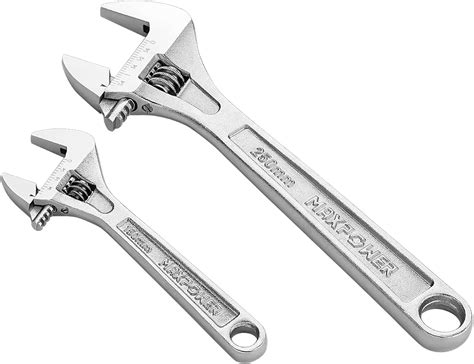 MAXPOWER 2PCS Adjustable Wrench Set, 6-Inch 10-Inch India | Ubuy