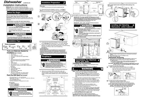 Frigidaire Professional Dishwasher Service Manual at Allan Garrido blog