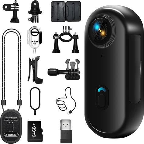 Amazon.com : BOBLOV Mini Body Camera with Video: 128G Action Camera ...