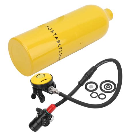 Buy Scuba Tank, Dust‑proof 1L Silicone Mouthpiece Underwater Breather ...