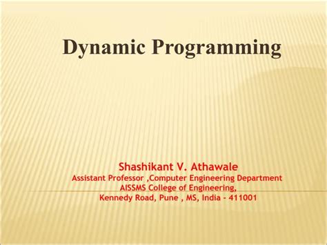Image result for Dynamic Programming MIT Lecture