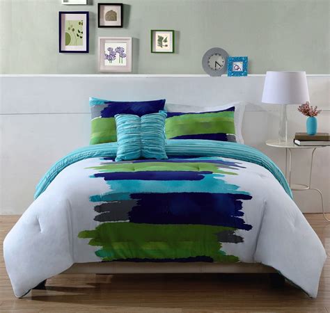 Navy Blue And Green Bedding Set at Sandra Anker blog