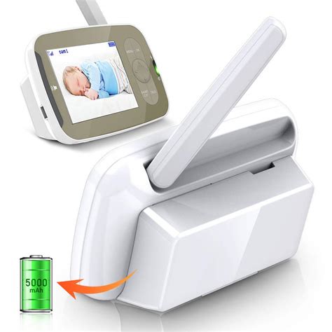 5000mAh Replacement Battery Mount Holder for Infant Optics DXR-8 ...