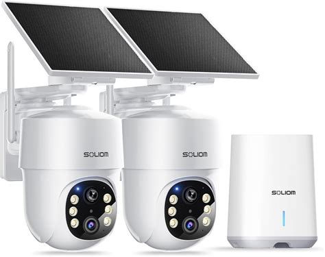 Amazon.com : SOLIOM- 5MP Security Cameras Wireless Outdoor, No ...