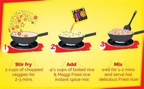 Maggi Fried Rice Masala, Classic Veg, Pouch (5 Sachets) | Restaurant ...