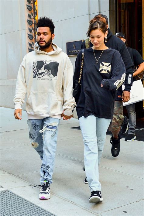 Bella Hadid and The Weeknd - Head Out From Bella's Apartment in NYC 10 ...