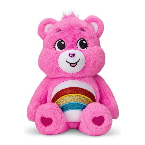 Care Bear Glitter Belly Cheer Teddy Bear 36cm - Care Bears Teddy Bears ...