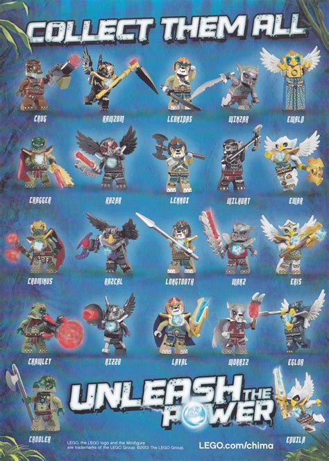 LEGO Legend of Chima Cartoon Series Premiere & Minifigures Names ...