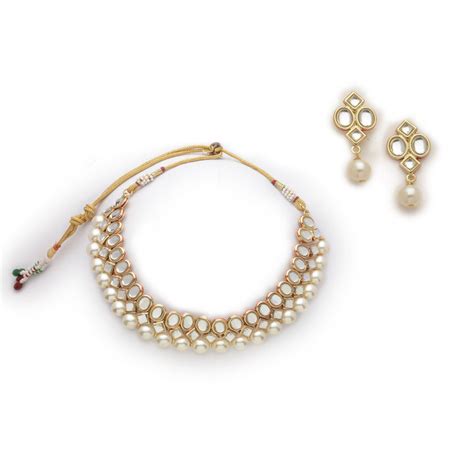Bridal Kundan Pearl Necklace for Royal Wedding Style – Estele