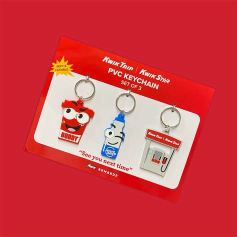 Kwik Trip / Kwik Star Merch Shop: Kwik Trip Key Chain Set of 3
