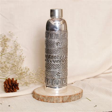 Antique Silver Water Bottle – PP Jewellers
