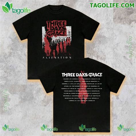 Three Days Grace Alienation 2025 Tour T-shirt - Tagolife