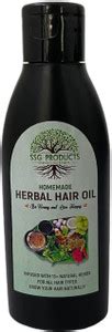 SSG PRODUCTS Homemade Herbal Coconut Hair Oil For Hair Growth & Hair ...