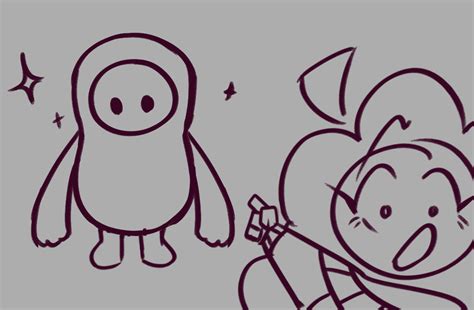Image result for Fall Guys Drawing Tutorial
