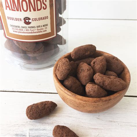 Chocolate Covered Candied Almonds | Chocolate Gifts by Piece, Love ...