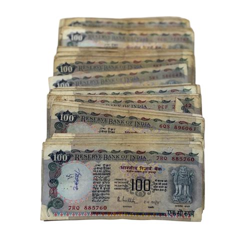 Buy Rs 100 Note Grey Cobalt Each Price ₹200 Governor R N Malhotra