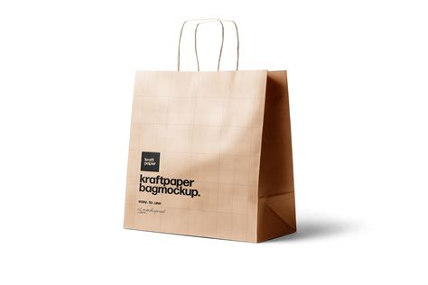 Paper Bag Mockup Set Bag Mockup Paper Bag Free Paper