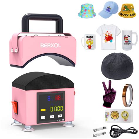 Amazon.com: BERXOL Hat Press,Hat Press Heat Machine for Caps, Curved ...