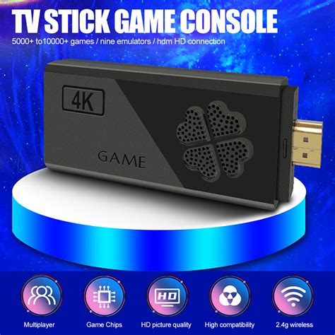 HDMI 4K TV Game Stick Console Built-in 10000 Retro | Ubuy India