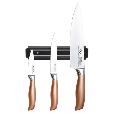 Buy Bergner Infinity Chef Shine Knife Set (4 Pcs, Copper) Online at Low ...