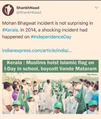 Fact check: Kerala school children did not hoist Islamic flags on ...