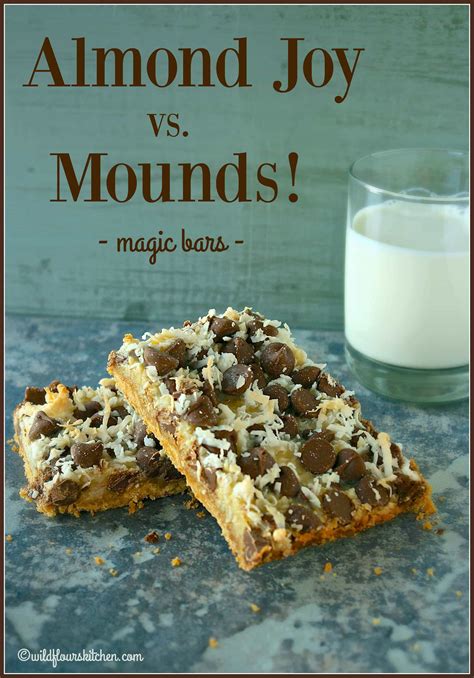 Gooey Chewy Almond Joy vs. Mounds Magic Bars! - Wildflour's Cottage Kitchen