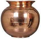 COPPER KITCHEN Traditional Copper Pot (12 litres) | Copper Matka ...