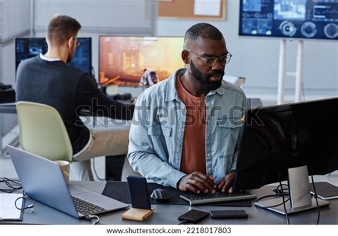 Image result for Black Man Using Computer