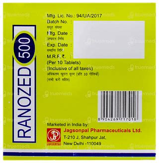 Ranozed 500 Tablet: Uses, Side Effects, Price & Substitutes