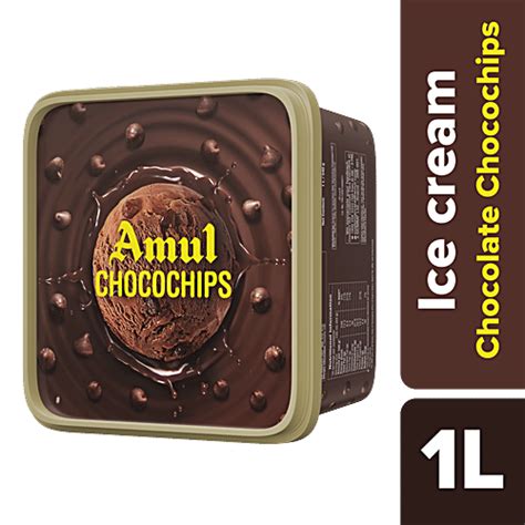 Buy Amul Real Ice Cream Choco Chips 1 Lt Tub Online At Best Price of Rs ...