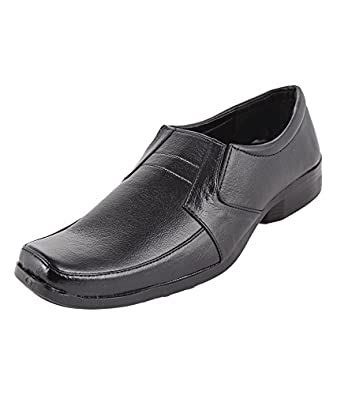 Buy One99 Men's Black Formal Shoes 9 UK at Amazon.in
