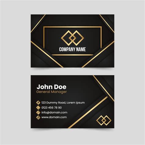 Elegant business card template | Free Vector